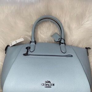 Coach Sky Blue Satchel Bag